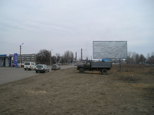 Щит 6x3,  АЗС "Альбатрос", транспорт.биржа,СТО,Автомагазин,з-д"ГЕМОПЛАСТ"