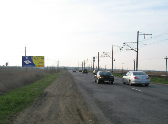 Щит 6x3,  с Затоки, трасса на Сергеевку, Курортное, Лебедевку, Белгород