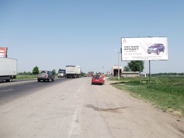 Щит 6x3,  овидиопольская дорога, круг, стар.пост ГАИ, р-н "7км", МОЙКА, в Одес.