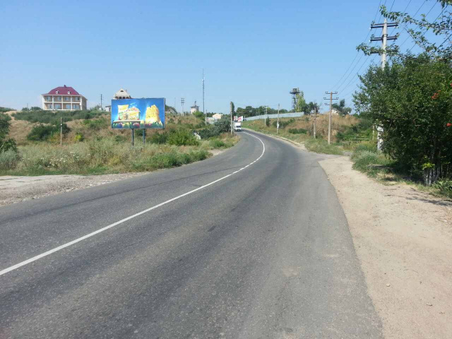 Щит 6x3,  въезд в Каролино-Бугаз с Затоки