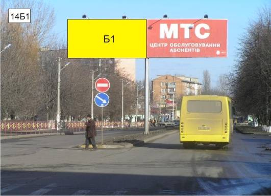 Щит 6x3,  пр-кт Победы на разделительной полосе напротив хлебзавода "Одесский каравай "