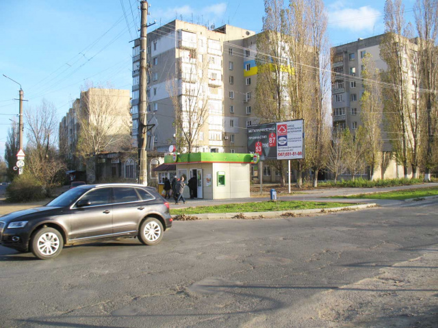 Щит 6x3,  рынок "Победа", Кафе, Библиотека. АТБ