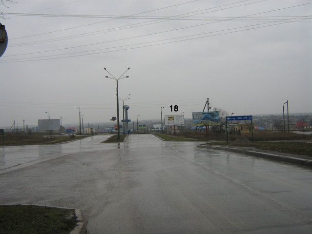 Щит 6x3,  Кольцевая развязка, якорь, справа