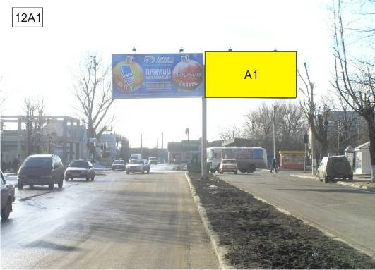 Щит 6x3,  пр-кт Победы на разделительной полосе напротив стомат поликлиники