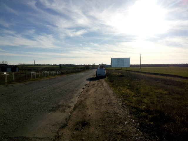 Щит 6x3,  автодорога Б-Днестровкий-Лебедевка на курорты Сергевка, Курортное