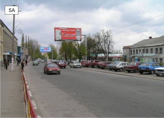 Щит 6x3,  ул. Соборная   возле павильена Праватбанка напротив здания МВД