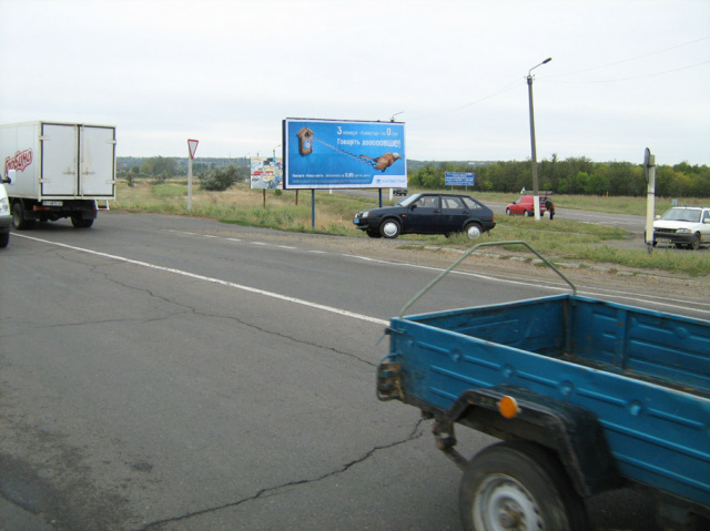 Щит 6x3,  р-н пост ГАИ, транспорт.развязка,въезд в Сарату,на Арциз,Тарутино,Татрбунары,АЗС