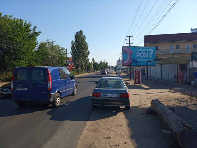 Щит 6x3,  р-н Лиманская, рынок, Лунапарк, Аквапарк,  в сторону Одессы