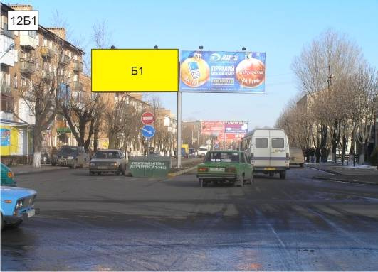 Щит 6x3,  пр-кт Победы на разделительной полосе напротив стомат поликлиники